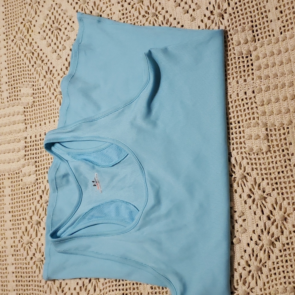 Under Armor polyester knit tank, sz xl
